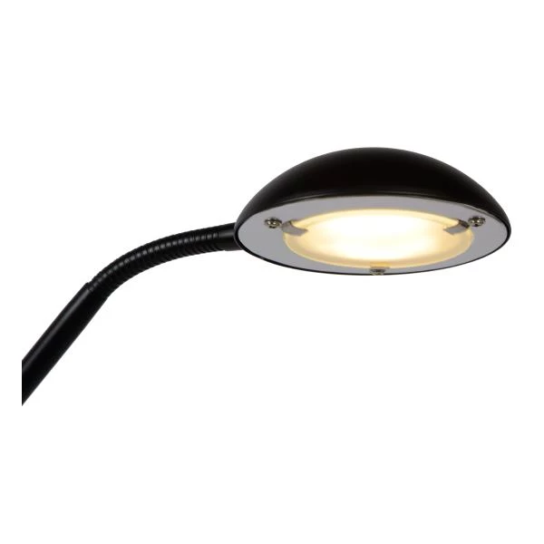 Lucide ZENITH - Lampadaire / lampe de lecture - LED Dim. - 3000K - Noir - détail 3